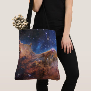 Bolsa Tote Carina Nebula Cliff Cósmicos James Webb Hi-Res