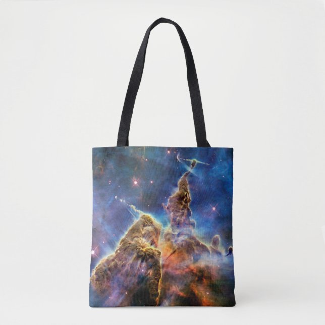 Bolsa Tote Carina Nebula Mystic Mountain Foto do Espaço Exter (Frente)