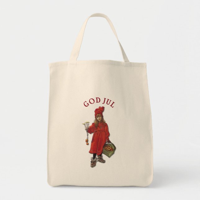 Bolsa Tote Carl Larsson Brita como Iduna diz o deus julho (Frente)