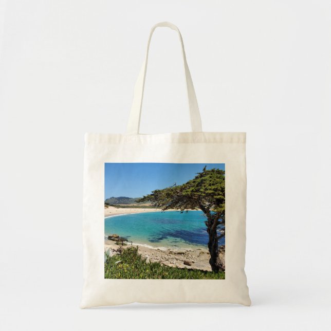 Bolsa Tote Carmel pelo Sea Beauily Beach Scene (Frente)
