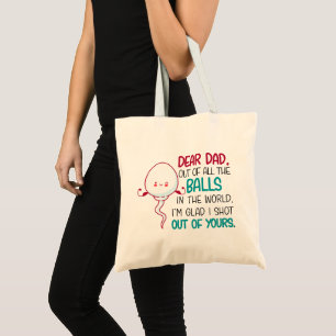 Bolsa Tote Caro Pai, de todas as bolas do mundo