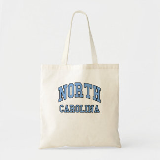 Bolsa Tote Carolina do Norte - Design de Throwback - Estado d