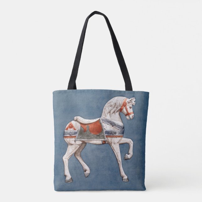 Bolsa Tote Carousel Horse por Henry Murphy (Verso)