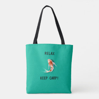 Bolsa Tote Carpa - Saco - Koi - Peixe