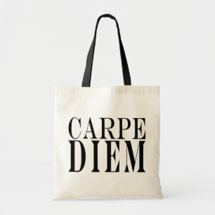 Bolsa Tote Carpe Diem apreende a felicidade Latin das