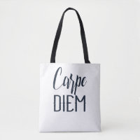 Carpe Diem Aproveite o Dia Tipo Preto