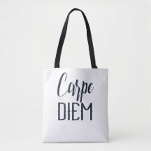 Carpe Diem Aproveite o Dia Tipo Preto