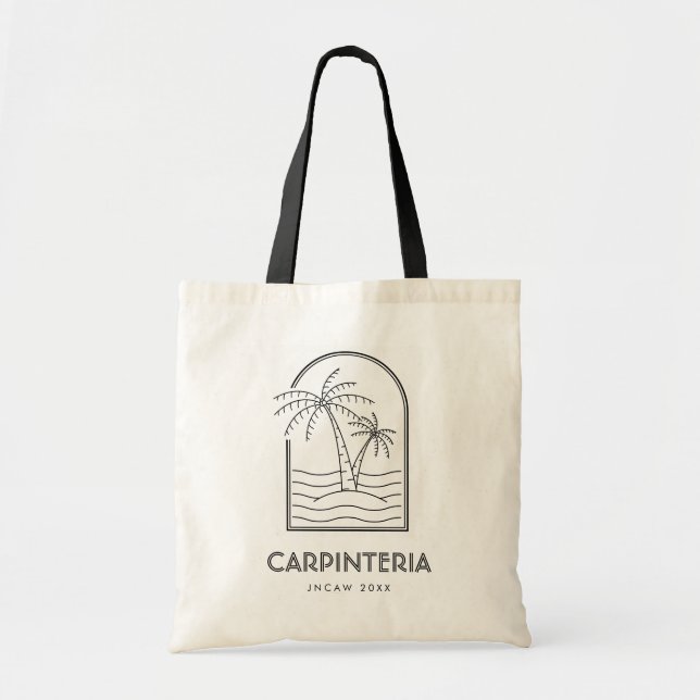 Bolsa Tote Carpinteria Trade Show Bag Conferência de presente (Frente)