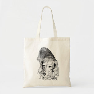 Bolsa Tote Carregado em Silêncio – Dachshund de Pelo Longo