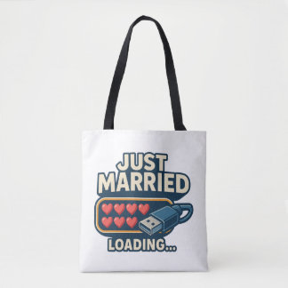 Bolsa Tote Carregamento de recens casados - Engraçado Casamen