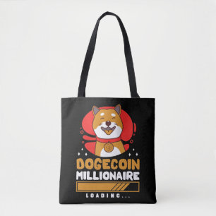 Bolsa Tote Carregamento do Crypto DogeCoin Millionaire