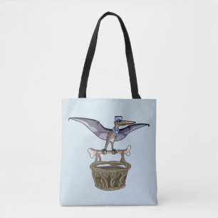 Bolsa Tote Carregando Pteranodon A Cesta