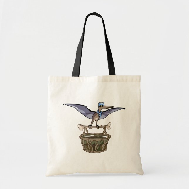 Bolsa Tote Carregando Pteranodon A Cesta (Frente)