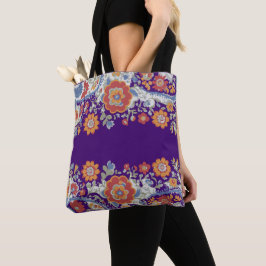 Bolsa Tote Carregar com estilo roxo
