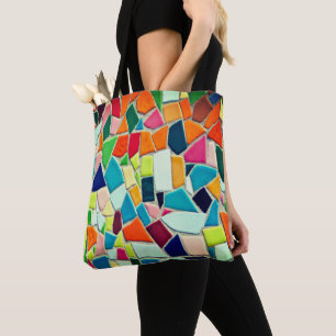 Bolsa Tote Carregar de mosaico-tudo