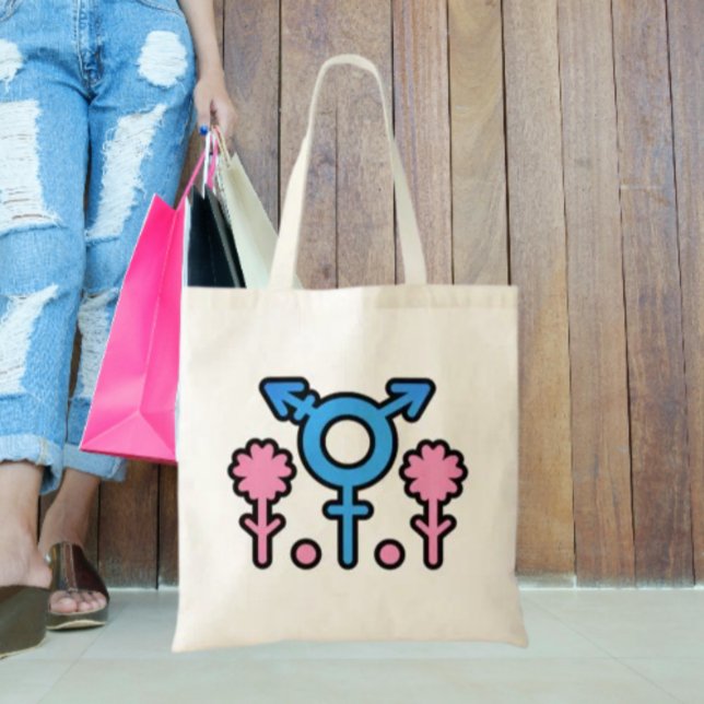 Bolsa Tote Carregar do Orgulho Bloom - Todos (Criador carregado)