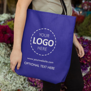 Bolsa Tote Carregar logotipo Marketing Blue Tot Bag