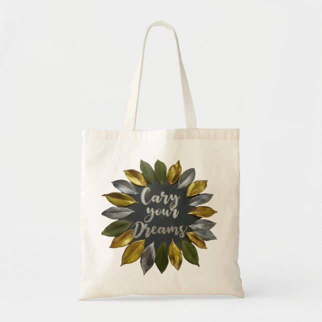Bolsa Tote Carregar seus sonhos (Frente)