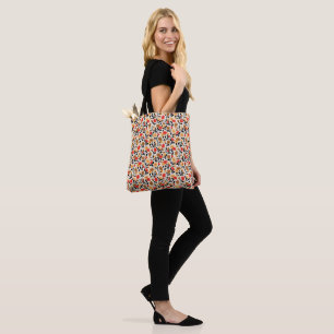Bolsa Tote Carregar seus sonhos com folhas finais de arte - F