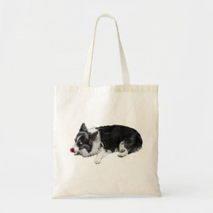 Bolsa Tote carregar vermelho quente, corgi