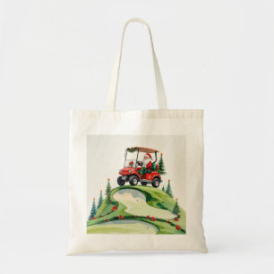 Bolsa Tote Carrinho do Natal do Golf