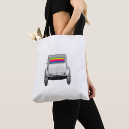 Bolsa Tote Carro + arco-íris