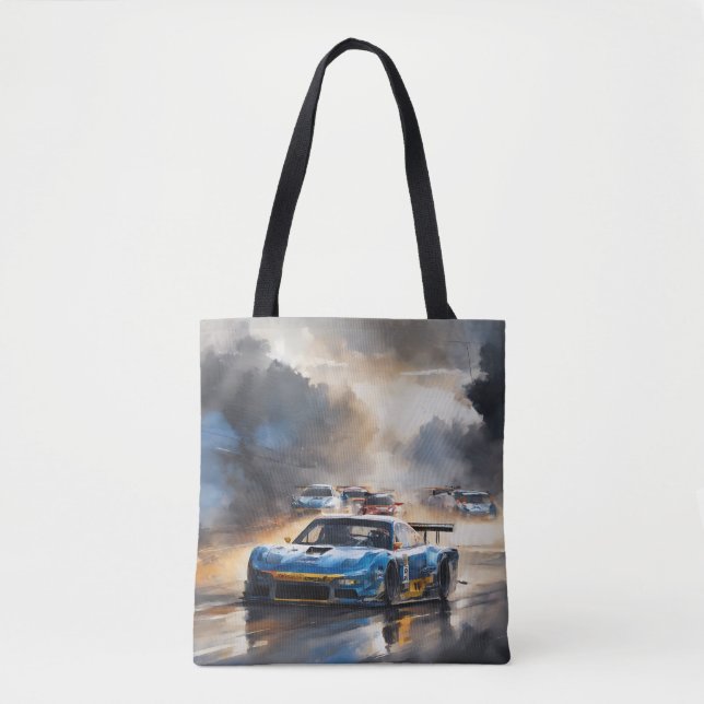 Bolsa Tote Carro Blue Race com Ascensão Sun (Frente)