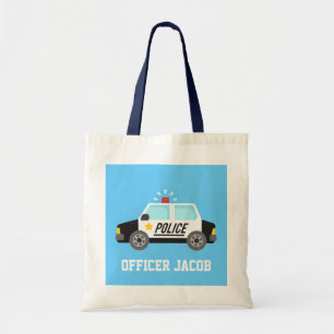 Bolsa Tote Carro de Polícia Clássico com Sirene Para Crianças