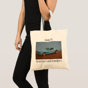 Bolsa Tote Carro do brinquedo do mustang