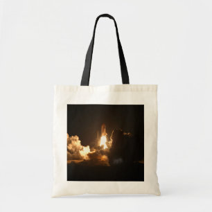 Bolsa Tote Carro espacial Terra nave espacial Noite Canva