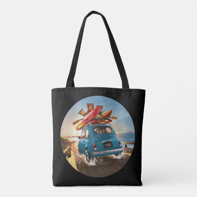 Bolsa Tote Carro Fiat Azul (Verso)