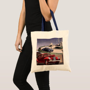 Bolsa Tote Carros Antigos, Viagem de Carros Clássicos pela Ro