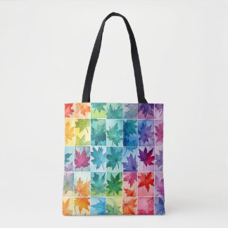 Bolsa Tote Carryall de Folha de Arte