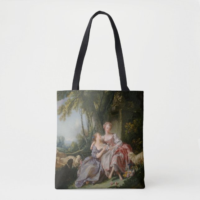 Bolsa Tote Carta de Amor de Francois Boucher (Frente)