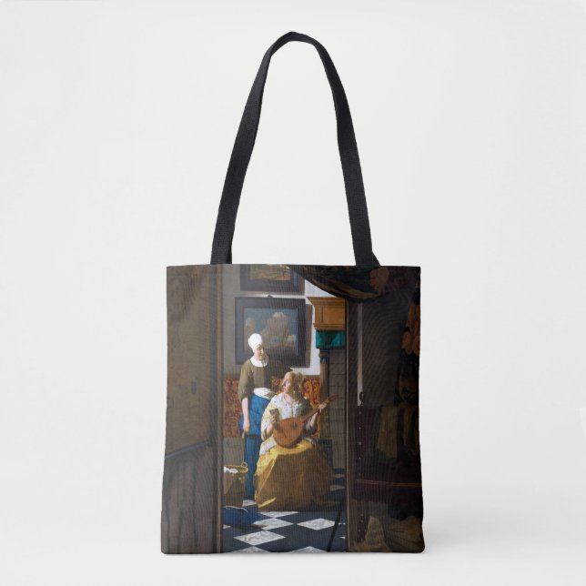 Bolsa Tote Carta de Amor, Johannes Vermeer (Frente)