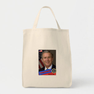 Bolsa Tote Cartão de Beisebol George W. Bush