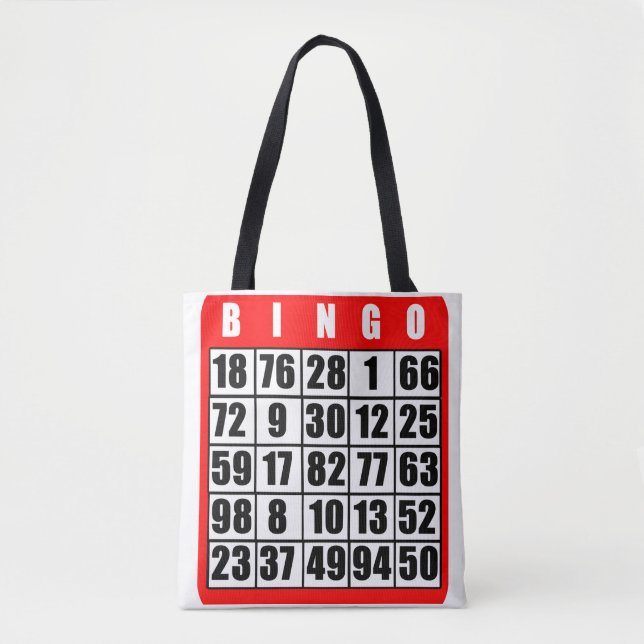 Bolsa Tote Cartão de Bingo (Frente)
