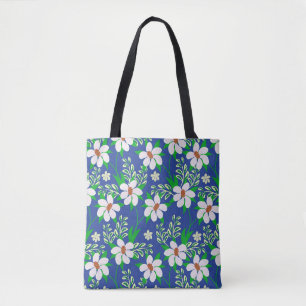 Bolsa Tote Cartão de casamento ou convite com abstrato flora
