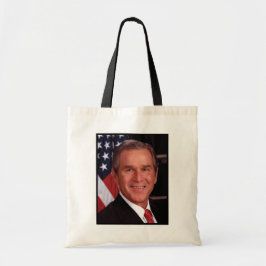 Bolsa Tote Cartão de Natal do Presidente Americano George Bus