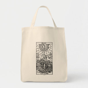 Bolsa Tote Cartão de Tarot: A lua