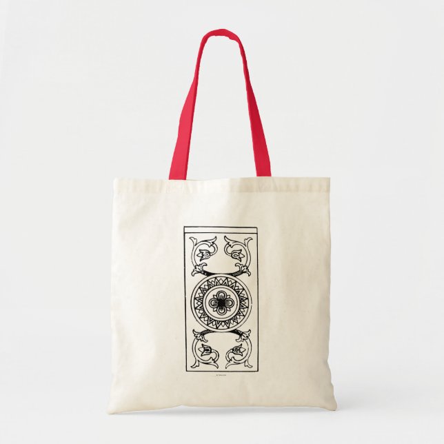 Bolsa Tote Cartão de Tarot: Ás das moedas de um centavo (Frente)