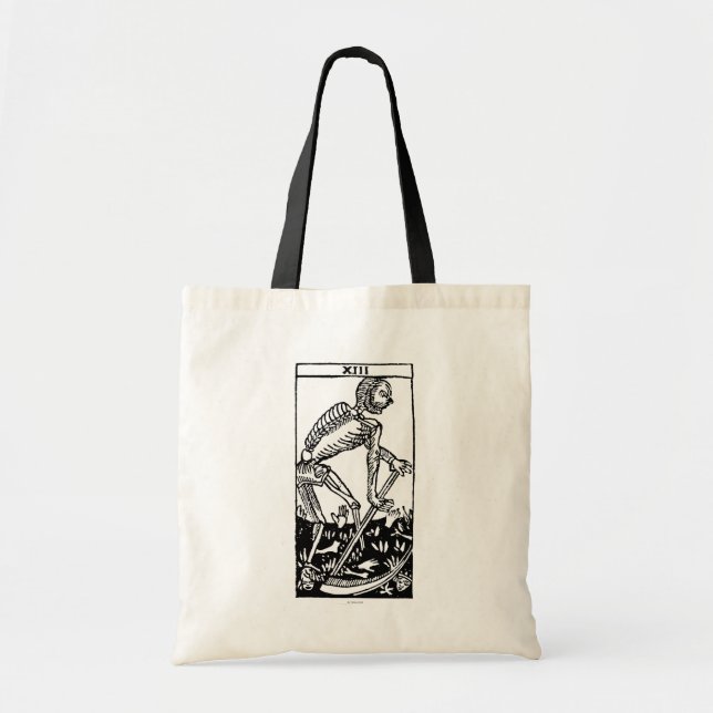 Bolsa Tote Cartão de Tarot: Morte (Frente)