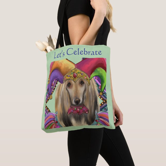BOLSA TOTE CARTÃO DO AFEGÃO HOUND (Close Up)