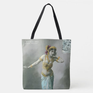 Bolsa Tote Cartão postal Vintage Mata Hari