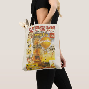 Bolsa Tote Cartaz da Grande Feira de Antiguidades de Paris