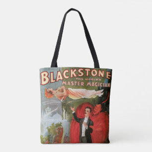 Bolsa Tote Cartaz Mágico Vintage, Grande Mágico Blackstone