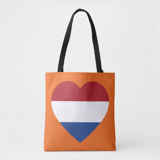 Bolsa Tote Cartaz neerlandês sobre o stcnt Orange (Frente)