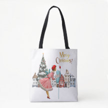 cartões de natal de Postada de Lady 1950