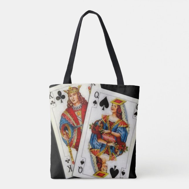 Bolsa Tote Cartões de Reprodução King and Queen (Verso)