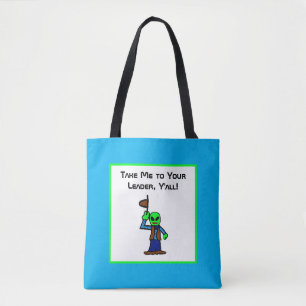 Bolsa Tote Cartografia de Alienígena do Cowboy engraçado com